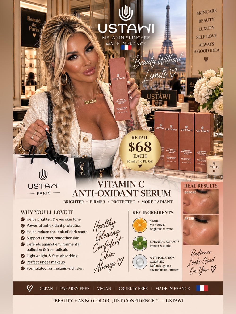 UstawI Vitamin C Anti-Oxidant Serum — Brightening Serum